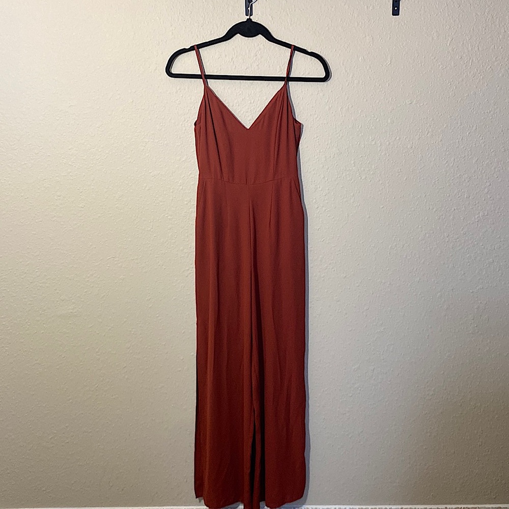 Tan/Red jumpsuit